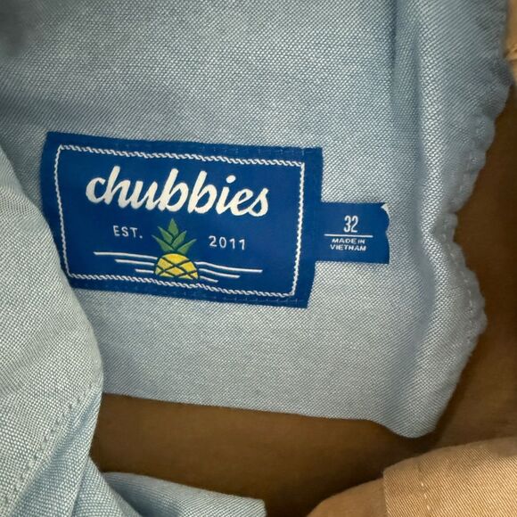 Chubbies Men’s Size 32 Classic Tan Flat Front Shorts. - Picture 6 of 9